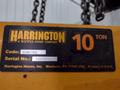 10 TON HARRINGTON MODEL #SHB100 CHAIN HOIST &amp; TROLLY: YOBRO #25079