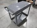 Steel Rolling 2 Shelf Shop Cart- Auction Item