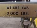 2,000 LBS X 24" X 48" AMERICAN MODEL #P36-020 HYDRAULIC SCISSOR LIFT TABLE, SINGLE PHASE 115V: STOCK #19784