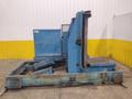 20,000 LBS BRANER HYDRAULIC COIL UPENDER WITH POWER FEED CONVEYOR: YOBRO #25238