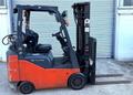 3000 Lb. Toyota Forklift 8FGCU18, Triple Stage Mast, Cushion Tire, LP Gas, Side Shift