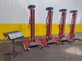 (4) 17,000 LBS EACH/68,000  LBS TOTAL EUROGAMMA  PORTABLE COLUMN LIFTS JACKS : STOCK #19497