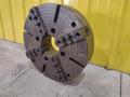 18” DIAMETER 4-JAW LATHE CHUCK, 5&quot; CENTER HOLE: STOCK #21776