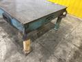 83&quot; X 64&quot; X 32&quot; HEAVY DUTY STEEL LAYOUT TABLE W/ FORKLIFT SLOTS: STOCK #23560