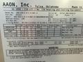 AAON DANDELION HEAT PUMP  -  WVA-036-E-0-1-4-AA0-JC