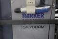 Parker Ionics GX7000M Automated Powder Coating Booth with 24" Wide x 48" High Windows and Top Chain Slot- Auction Item