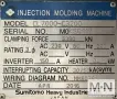 605 TON 61 OZ OR 32.7 OZ . SUMITOMO MODEL CL7000-C3200 ELECTRIC INJECTION MOLDING MACHINE MFG 2016/2015 (2) AVAILABLE