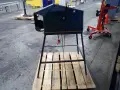 OLYMPIC FOUNDRY CO. 4" X 2" BELT GRINDER  -  SQUARE WHEEL