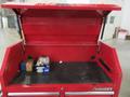Husky 6-Drawer Top Tool Chest with Power Strip on Uline H-1495 Mobile Work Station with Contents- Auction Item