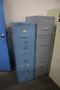 Metal 4 Drawer File Cabinets (6) with Desktop File Organizer- Auction Item