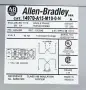 ALLEN BRADLEY 1479D-A15-M10-0-N SINGLE PHASE TRANSFORMER NEW