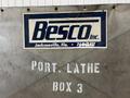 78" X 50' BESCO PORTABLE LATHE, ONSITE TURBINE WORK: STOCK #20735