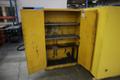 Justrite 45 Gallon Combustible Liquids Storage Cabinet, 2 Door, 3 Shelf- Auction Item
