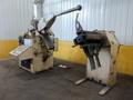 10,000 LB 5 TON X 12&quot; X .156&quot; LITTELL COIL FEED LINE WITH COIL REEL &amp; STRAIGHTENER: STOCK 14941