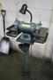 6&quot; Carbide Tool Grinder, Double End, Pedestal, 1/2 HP, 3,450 RPM, Tilting Work Tables - Single Phase- Auction Item
