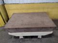 72 X 48&quot; X 12&quot; 4 LIP PINK GRANITE SURFACE PLATE WITH STAND: STOCK 17346