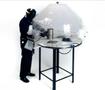 Inflatable Table Top Welding Enclosure, Approx 48" Diameter with Tubing and Patching Accessories- Auction Item
