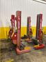 (4) 15,000 LBS ROTARY MODEL #HP415-100 HEAVY DUTY MOBILE COLUMN LIFT JACKS: YOBRO #24468