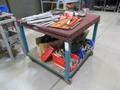 Heavy Duty 38&quot; x 38&quot; Cart Portable On Casters w Large Assortment of Hand Tools AND More!- Auction Item