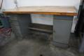 Equipto Work Bench, Wood Top, Cabinet Base, (4) Drawers, Lower Shelf- Auction Item