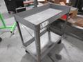 Steel Shop Cart, Rolling 2 Shelves- Auction Item