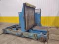 20,000 LBS BRANER HYDRAULIC COIL UPENDER WITH POWER FEED CONVEYOR: YOBRO #25238