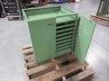 Metal 2 Door Low Profile 9 Shelf Storage Cabinet **No Top**- Auction Item