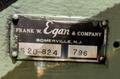 24" x 0.050" Egan Straightener STOCK# 4371