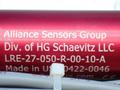 ALLIANCE SENSORS GROUP 2 LINEAR VARIABLE INDUCTIVE TRANSDUCER POSITION SENSORS  -  LRE-27-050-R-00-10-A
