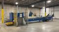 35’ X 60” CP MANUFACTURING MODEL #3495991 CONVEYOR SORTING SYSTEM, WITH DUMP BIN &amp; EXIT DISCHARGE: STOCK #19720