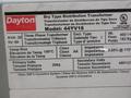Dayton Dry Type Distribution Transformer 44YV16 - Auction Item