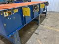 120&quot; X 44&quot; LEWCO POWERED ROLLER CONVEYOR WITH PNEUMATIC TRANSFERS: STOCK #19830