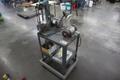 Rolling Metal Work Center with Central Machinery 6" Double End Bench Grinder, and Rutland 1" x 8" Belt Disc Grinder- Auction Item