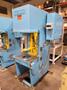 20 Ton MultiPress Model FH-20-20H Floor Type C-Frame Hydraulic Press 21” DL. 12” Stroke. Inching. Dual Palms 1989
