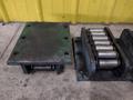(4) 15 TON HILLMAN ROLLER TYPE MODEL #15-0T NARROW MACHINE SKATES: STOCK # 23004