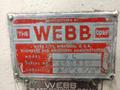 50" X 7/8" WEBB MODEL #9L PLATE BENDING ROLL. STOCK #1120924