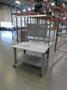 Uline Heavy Duty Metal Bench with Lower Shelf and Overhead Light- Auction Item