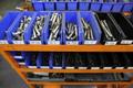 Hold-Down Clamps for Presses and More with Wrenches and Cart- Auction Item