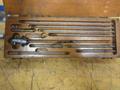 Starrett #124 Mechanical Inside Micrometer Set: 2 to 12" Range, 10 Extension Rods, Starrett 0-1" Travel Incdicator and 0-1" Pressure Micrometer **Unknown Brand**- Auction Item