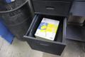 Metal Shipping Desk 4 Drawers and Lower Shelf- Auction Item