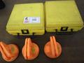 Suction Cups For Material Handling (2) 8" Woods Power Grip, (3) Harbor Freight 4.5"- Auction Item
