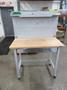 Portable Work Bench with Maple Top, Upper Shelf, Drawer, Work light- Auction Item