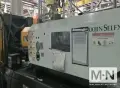 380 TON 51 OZ WOOJIN SELEX MODEL NE-380 INJECTION MOLDING MACHINE MFG 2008