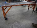 Portable Steel Table, On Casters 96&quot; x 26&quot; x 32&quot;- Auction Item