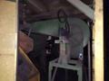 B and P model 85b muller with dust hood, motor and gearbox, batch hppper and cooling blower