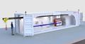 40' RESATO CONTAINERIZED HIGH PRESSURE TEST BAY W/ 3 TON YALE HOIST SYSTEM: YOBRO #25867