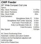 18” X .175”  CWP MODEL #SFAC4-20 SPACE-SAVER AUTOMATIC COIL FEED LINE: STOCK #22211