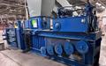 30" X 40" SELCO MODEL HSO-128A AUTO-TIE TOP LOADING HORIZONTAL HYDRAULIC BALER SYSTEM, W/ CONVEYOR &amp; DUMP HOPPER: YOBRO #26210