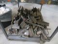 Press Brake Dies - Large Assortment on Cart w Casters- Auction Item