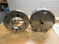 MicroCentric 8" Precision 3-Jaw Air Chuck with Drawtube, Pneumatic Valve, and A2-6 Adapter Plate- Auction Item